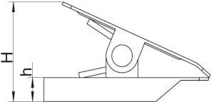 Structural Drawing of Magnetic Clip SWFK30