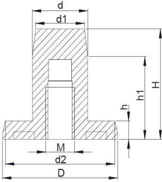 Insert Magnet SWQ Line Drawing